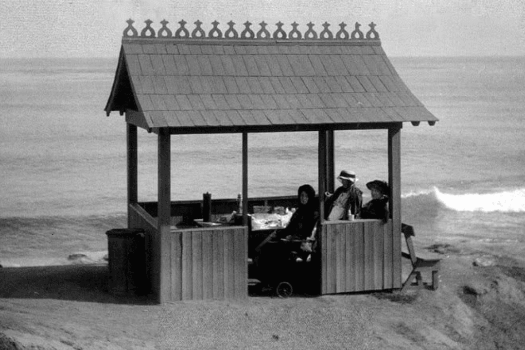 Belvedere at Windansea Beach. Photo via the La Jolla Historical Society.
