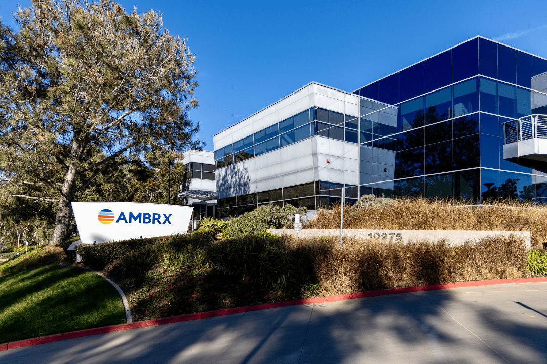 commercial building in La Jolla for biotech company called Ambrx